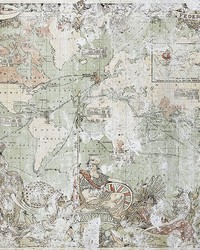 British Empire Map Wall Mural by   