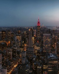 New York City Skyline Wall Mural by   