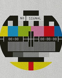 No Signal Old School Wall Mural by   