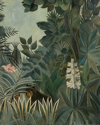 The Equatorial Jungle Wall Mural by   