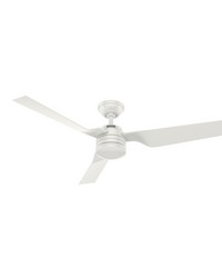 Hunter 52 inch Cabo Frio Fresh White Damp Rated Ceiling Fan and Wall Control by   