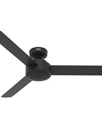 Hunter 52 inch Presto Matte Black Ceiling Fan and Wall Control by   