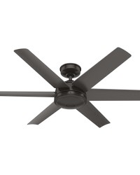 Hunter 52 inch Jetty Noble Bronze WeatherMax Indoor / Outdoor Ceiling Fan and Wall Control Bronze/Brown Exterior Outdoor Fan by   