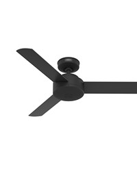 Hunter 44 inch Presto Matte Black Ceiling Fan and Wall Control by   