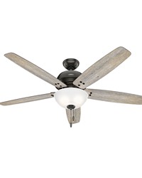 Hunter 60 inch Reveille Noble Bronze Ceiling Fan with LED Light Kit and Pull Chain by   