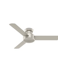 Hunter 44 inch Presto Matte Nickel Low Profile Ceiling Fan and Wall Control by   