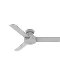 Hunter 44 inch Presto Dove Grey Low Profile Ceiling Fan and Wall Control by   