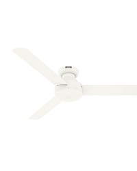 Hunter 52 inch Presto Matte White Low Profile Ceiling Fan and Wall Control by   