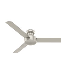 Hunter 52 inch Presto Matte Nickel Low Profile Ceiling Fan and Wall Control by   