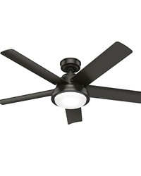 Hunter 52 inch Seawall Noble Bronze WeatherMax Indoor / Outdoor Ceiling Fan with LED Light Kit and W by   