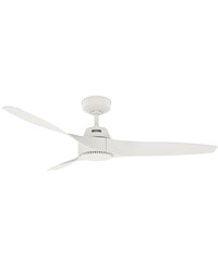 Hunter 52 inch Mosley Fresh White Damp Rated Ceiling Fan and Wall Control by   