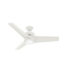 Hunter 54 inch Havoc Fresh White WeatherMax Indoor / Outdoor Ceiling Fan with LED Light Kit and Wall by   