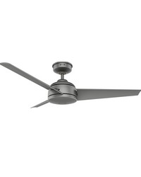 Hunter 52 inch Trimaran Matte Silver WeatherMax Indoor / Outdoor Ceiling Fan and Wall Control by   