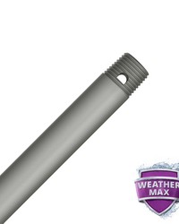 Hunter Matte Silver All-Weather 12in Downrod Silver by   