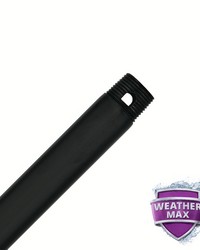 Hunter Matte Black All-Weather 18in Downrod Black by   