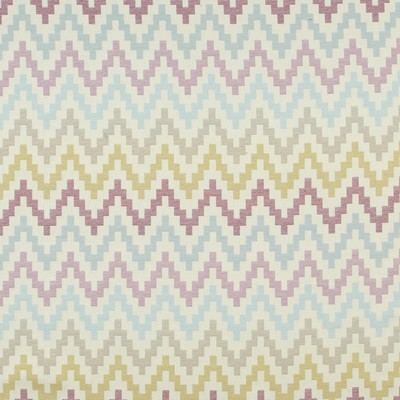 Clarke and Clarke F0996 2 HEATHER/OLIVE in 9193 Green POLYESTER  Blend Zig Zag   Fabric