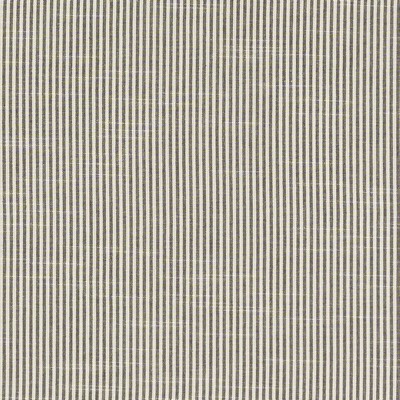 Clarke and Clarke BEMPTON F1307/02 CAC CHARCOAL in CLARKE & CLARKE BEMPTON Grey Multipurpose -  Blend Ticking Stripe   Fabric