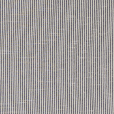 Clarke and Clarke BEMPTON F1307/03 CAC DENIM in CLARKE & CLARKE BEMPTON Blue Multipurpose -  Blend Ticking Stripe   Fabric