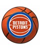 Fan Mats  LLC Detroit Pistons Basketball Mat Orange