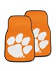 Fan Mats  LLC Clemson Tigers 2-pc Carpet Car Mat Set Orange