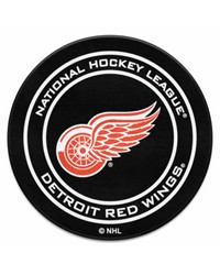 Detroit Red Wings Puck Mat by   