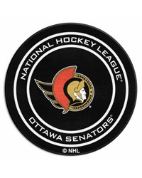 Ottawa Senators Puck Mat by   