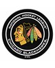 Fan Mats  LLC Chicago Blackhawks Puck Mat Black