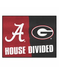 House Divided Alabama / Georgia House Divided Mat by   