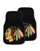 Fan Mats  LLC Chicago Blackhawks 2-pc Carpet Car Mat Set Black