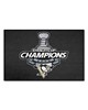 Fan Mats  LLC Pittsburgh Penguins Starter Mat Champions Black