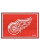 Fan Mats  LLC Detroit Red Wings 5x8 Rug Red