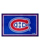 Fan Mats  LLC Montreal Canadiens 4x6 Rug Blue