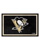 Fan Mats  LLC Pittsburgh Penguins 4x6 Rug Black