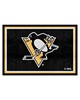 Fan Mats  LLC Pittsburgh Penguins 5x8 Rug Black