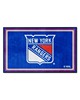 Fan Mats  LLC New York Rangers 4x6 Rug Blue