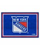 Fan Mats  LLC New York Rangers 5x8 Rug Blue