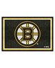 Fan Mats  LLC Boston Bruins 5x8 Rug Black