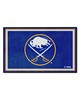 Fan Mats  LLC Buffalo Sabres 4x6 Rug Navy