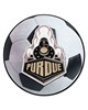 Fan Mats  LLC Purdue Boilermakers Soccer Ball Mat White