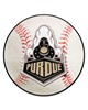 Fan Mats  LLC Purdue Boilermakers Baseball Mat White