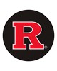 Fan Mats  LLC Rutgers Scarlett Knights Puck Mat Black