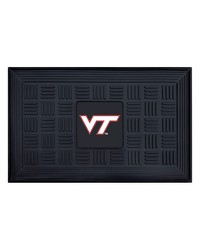Virginia Tech Medallion Door Mat by   
