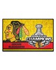 Fan Mats  LLC Chicago Blackhawks Starter Mat Champions Yellow