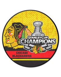 Chicago Blackhawks Puck Mat by   