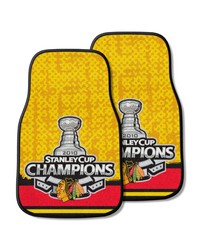 Chicago Blackhawks 2-pc Carpet Car Mat Set by   