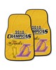 Fan Mats  LLC Los Angeles Lakers 2-pc Carpet Car Mat Set Yellow