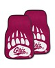 Fan Mats  LLC Montana Grizzlies 2-pc Carpet Car Mat Set Maroon