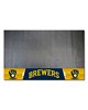 Fan Mats  LLC Milwaukee Brewers Grill Mat Yellow