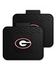 Fan Mats  LLC Georgia Bulldogs 2 Utility Mats Black