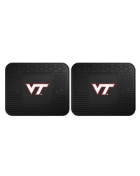 Virginia Tech Backseat Utility Mats 2 Pack 14x17 by   